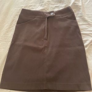 Above the knee skirt!